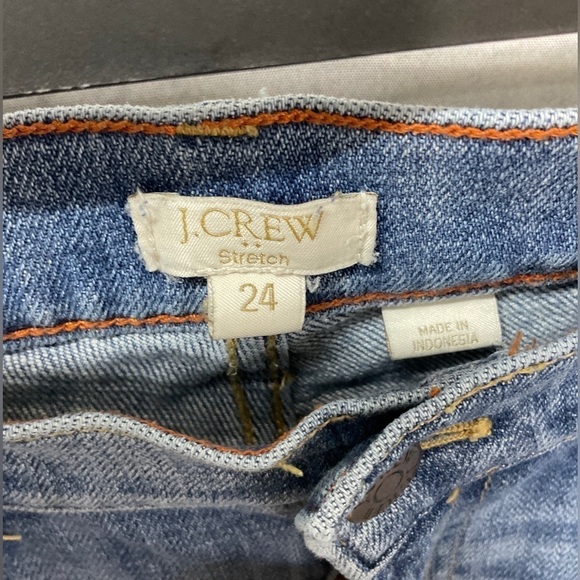 J CREW Jeans Women Medium Rise Skinny Light Wash Casual Stretch Pant Sz 24 T2 - Picture 5 of 10